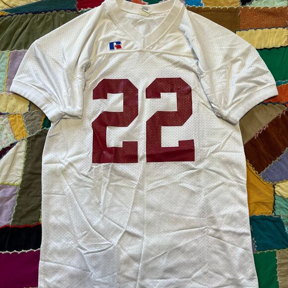 Vintage Russell Alabama Crimson Tide #22 White Away Jersey XL - Picture 1 of 5